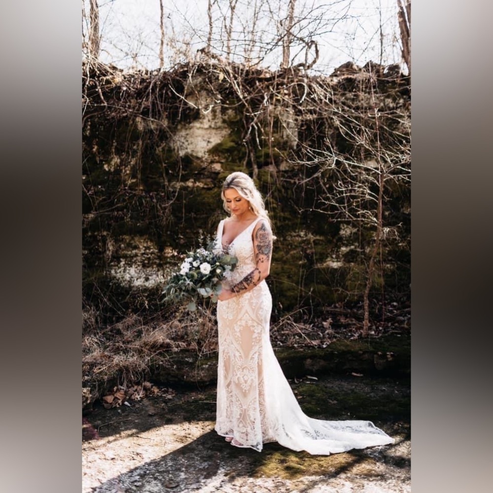 La Perle by Calla Blanche Fallon wedding dress size 14